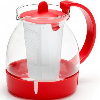 Заварочный чайник с фильтром Mayer & Boch (Германия), 1 литр, стекло - 1